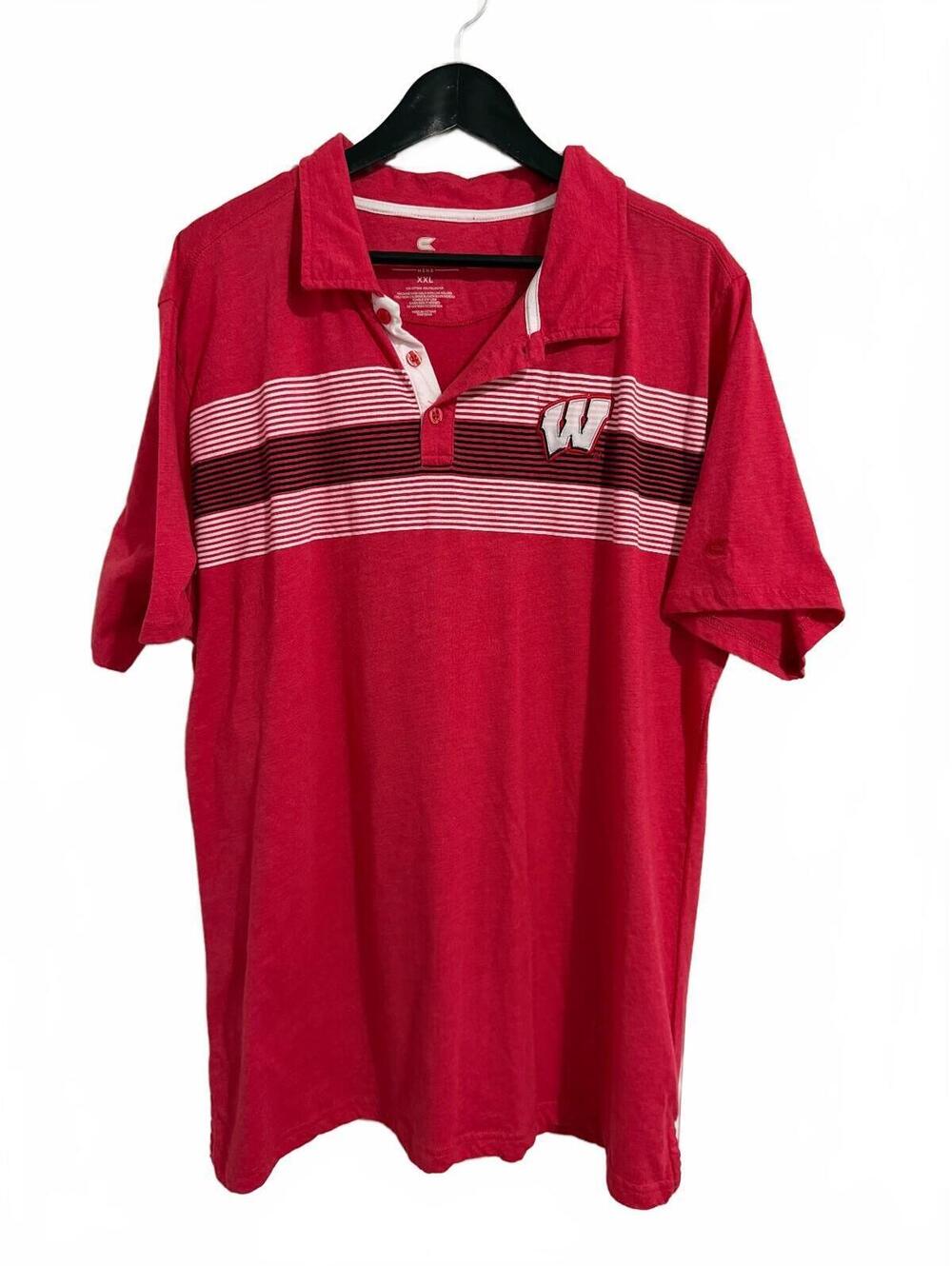 Wisconsin Badgers Polo Shirt Men's Size XXL